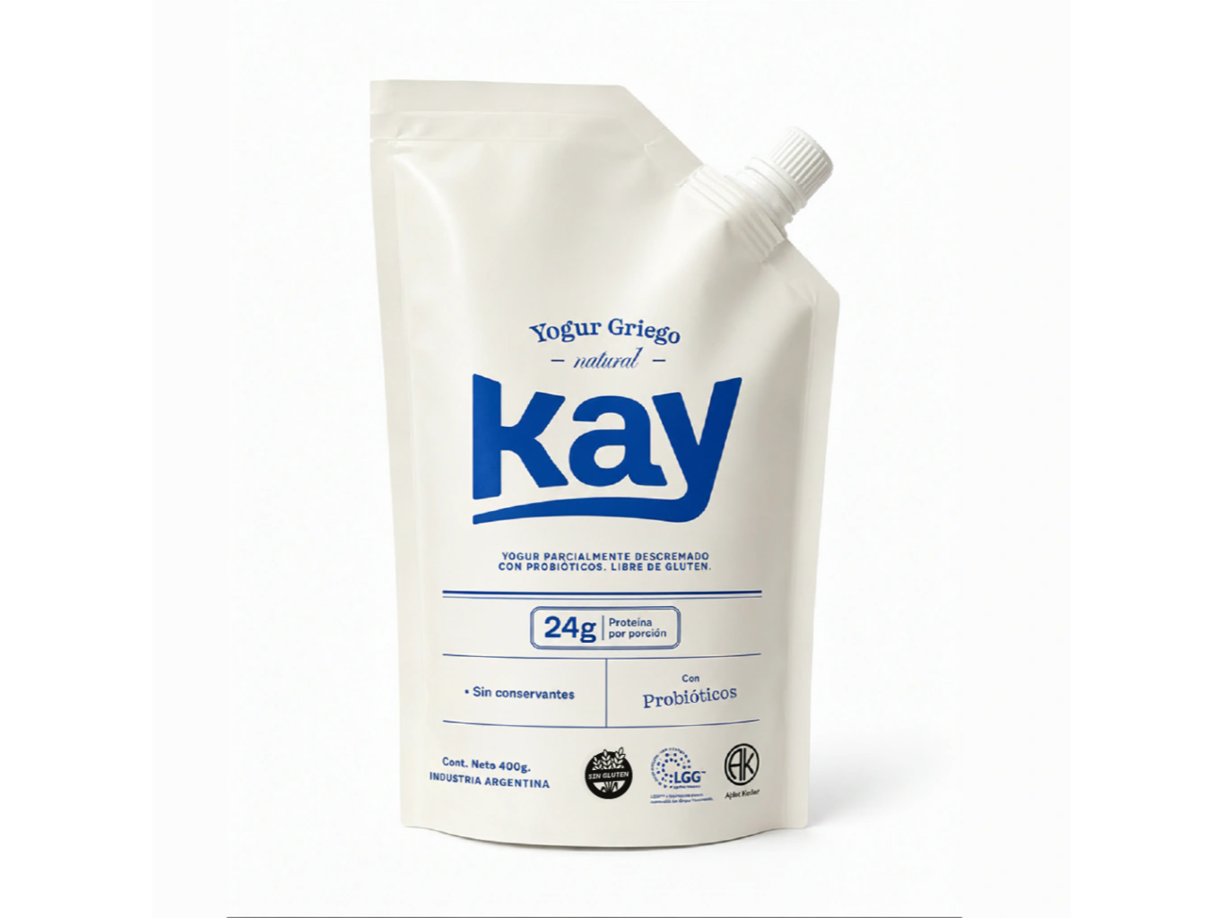 Kay Yogur Griego 400 gr. Sin gluten