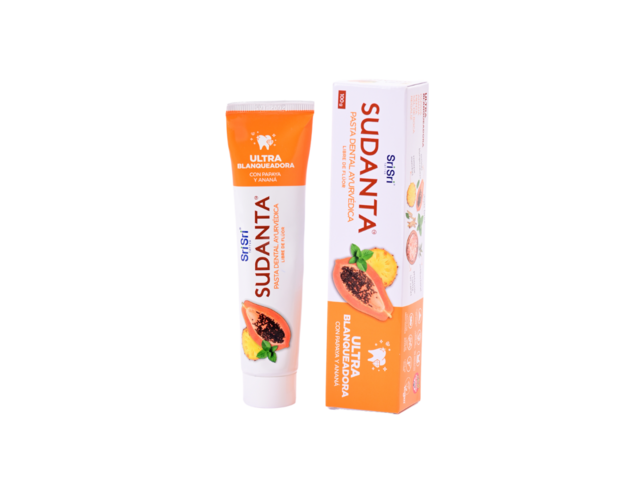 Ultra blanqueadora papaya y ananá 100 g (Sudanta)