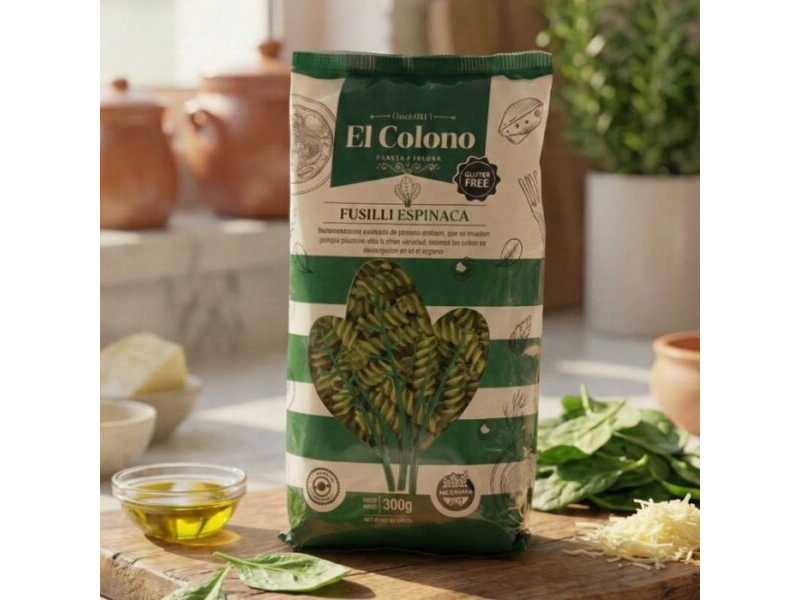 Tirabuzón espinaca (El Colono)