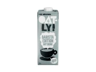 Oatly barista. Vegano.