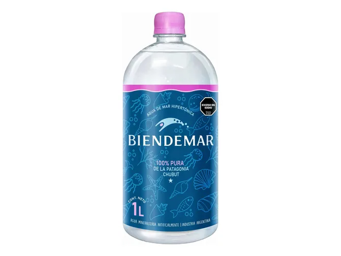 Biendemar (agua de mar). Vegano. Sin gluten