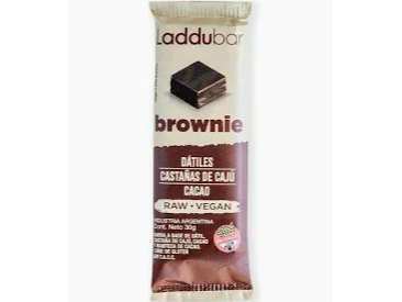 Laddu brownie. Vegano. Sin gluten