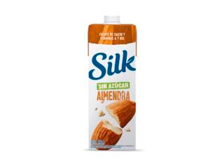 Silk sin azúcar. Vegano. Sin gluten