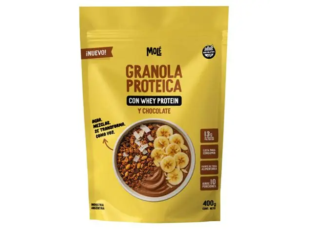 Granola protéica (Molé)