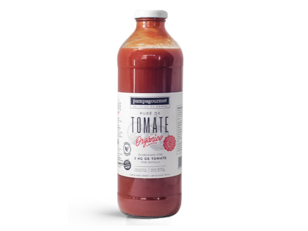 Pure de tomate orgánico 500 cc (Pampa Gourmet)