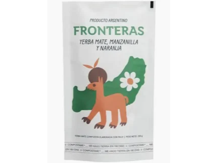 Frontera manzanilla y naranja