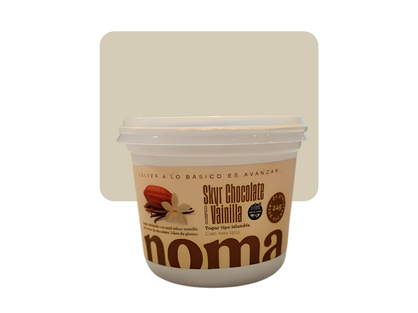 Noma Skyr Chocolate con Vainilla (Yogur tipo Islandés)