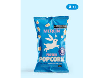 Pochoclos protéicos Merlin. Vegano. Sin gluten
