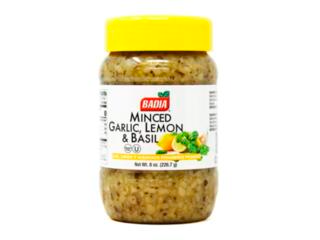 Minced Garlic, Lemon & Basil (Badia)