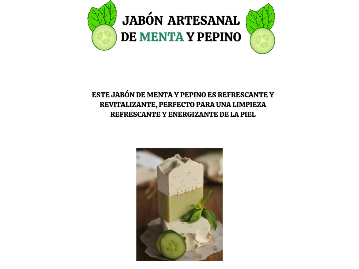 Menta y pepino (Malia)