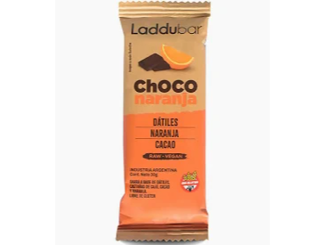 Laddu choco naranja. Vegano. Sin gluten