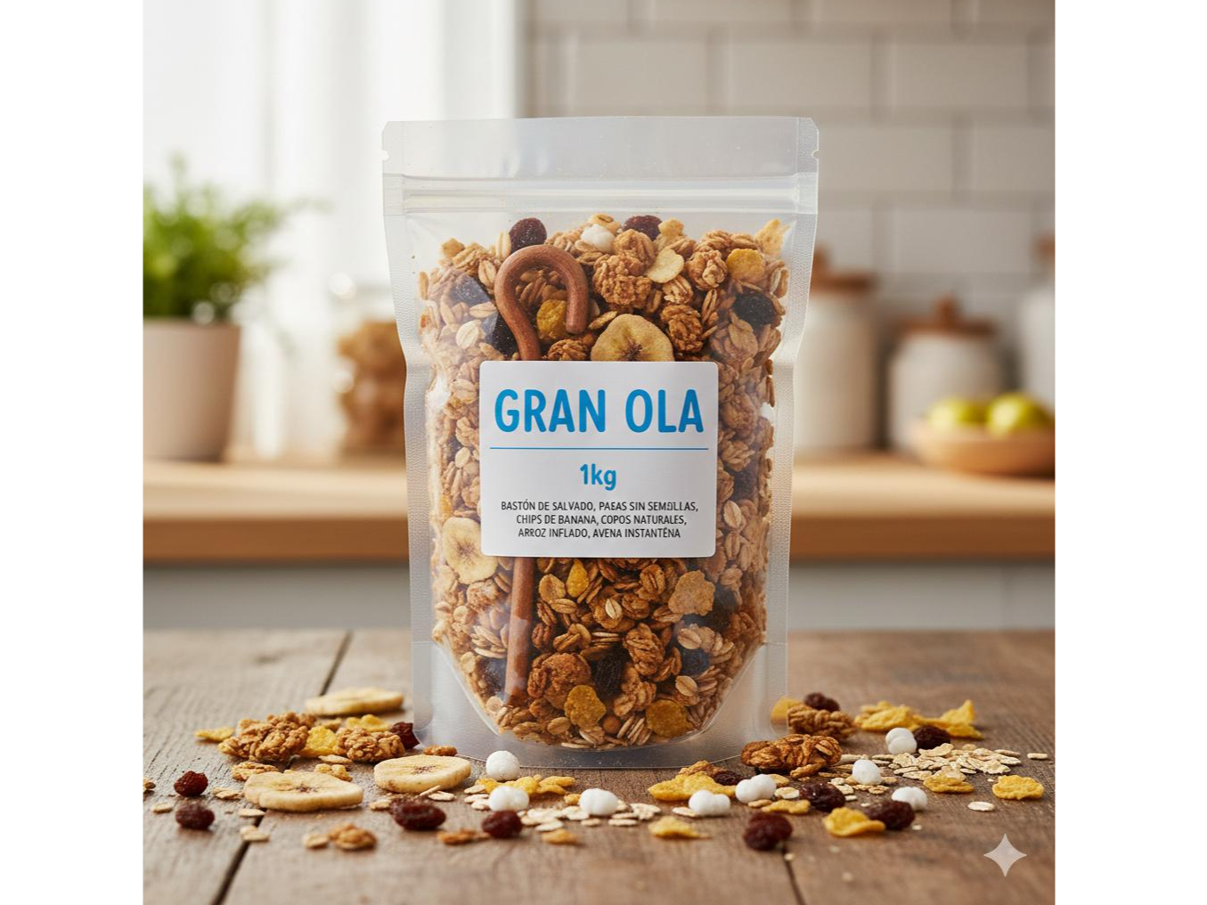 Granola Mix energia desayuno de ICEBERRIES.CBA