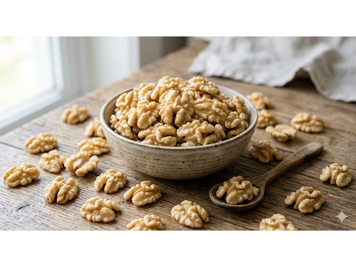 Nueces cuartos extra light