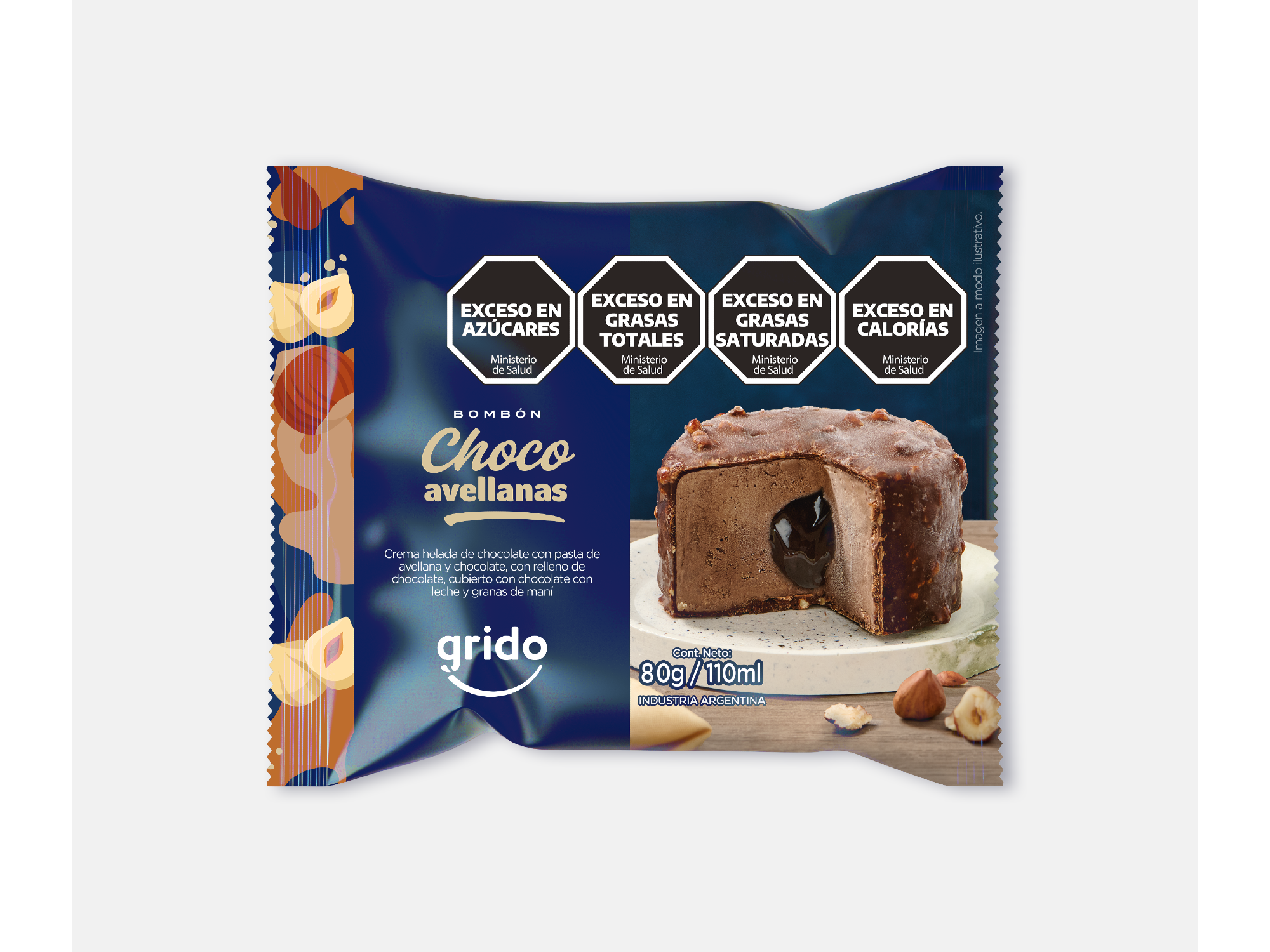 Bombon Choco Avellanas x unidad