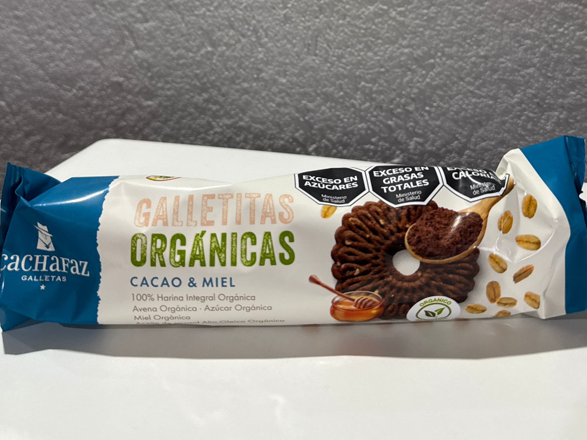 CACHAFAZ ORGANICAS X 170G CACAO Y MIEL