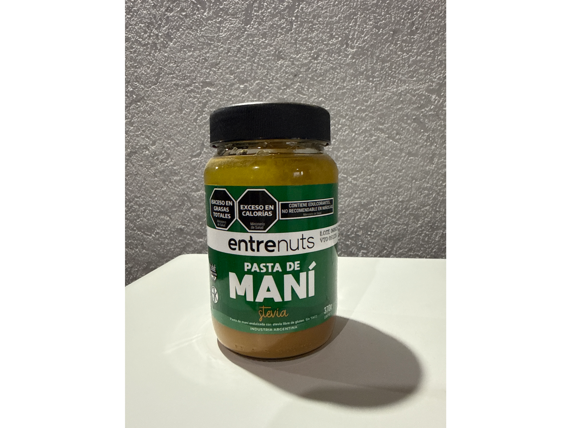 PASTA DE MANI C/STEVIA ENTRE NUTS