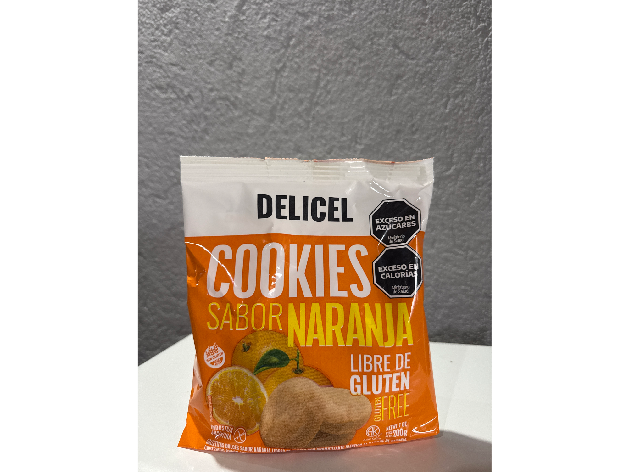 DELICEL- GALLETITAS NARANJA X UNIDAD 200GRS