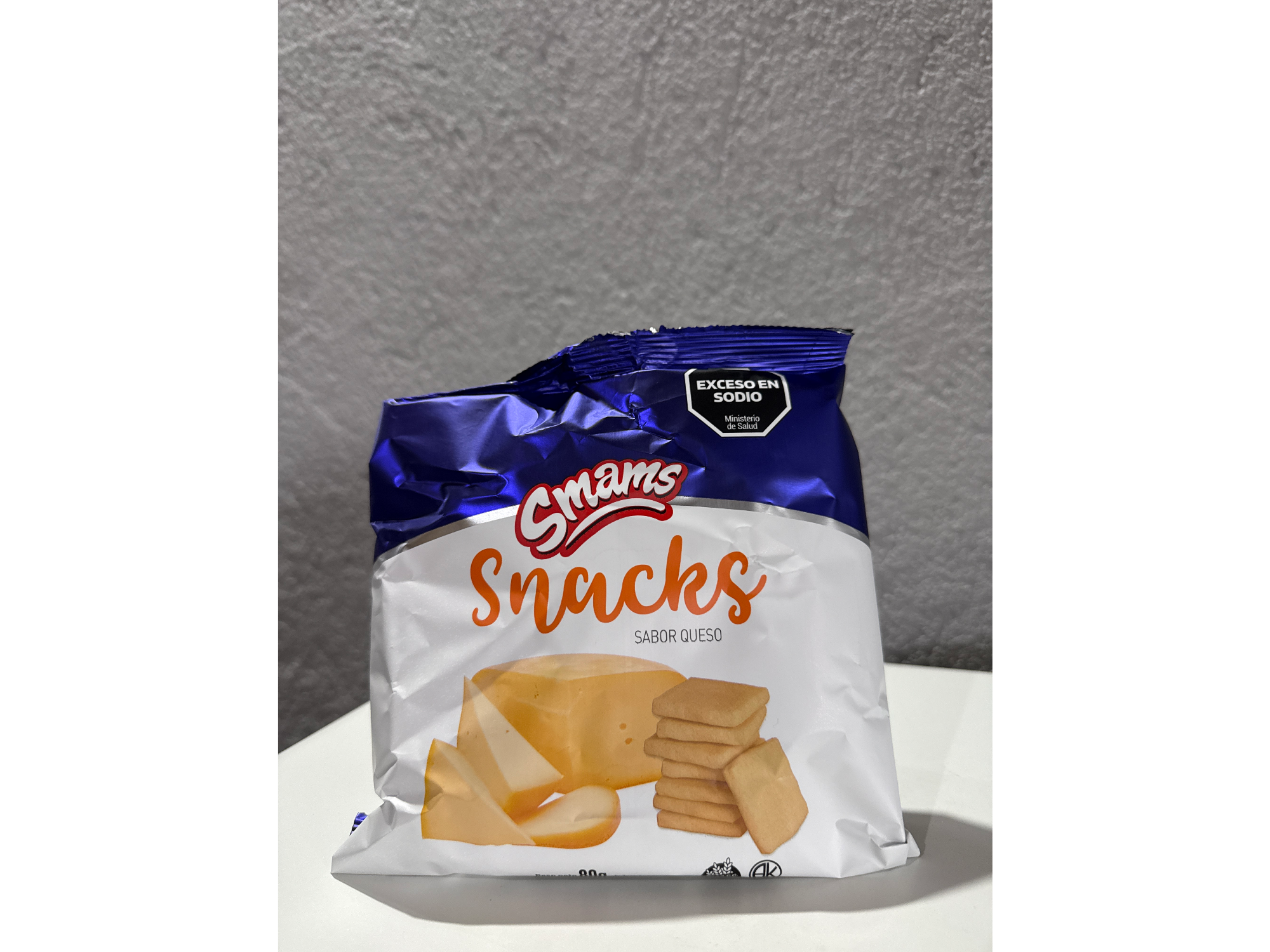 SNACK SMAMS SABOR QUESO (80G)