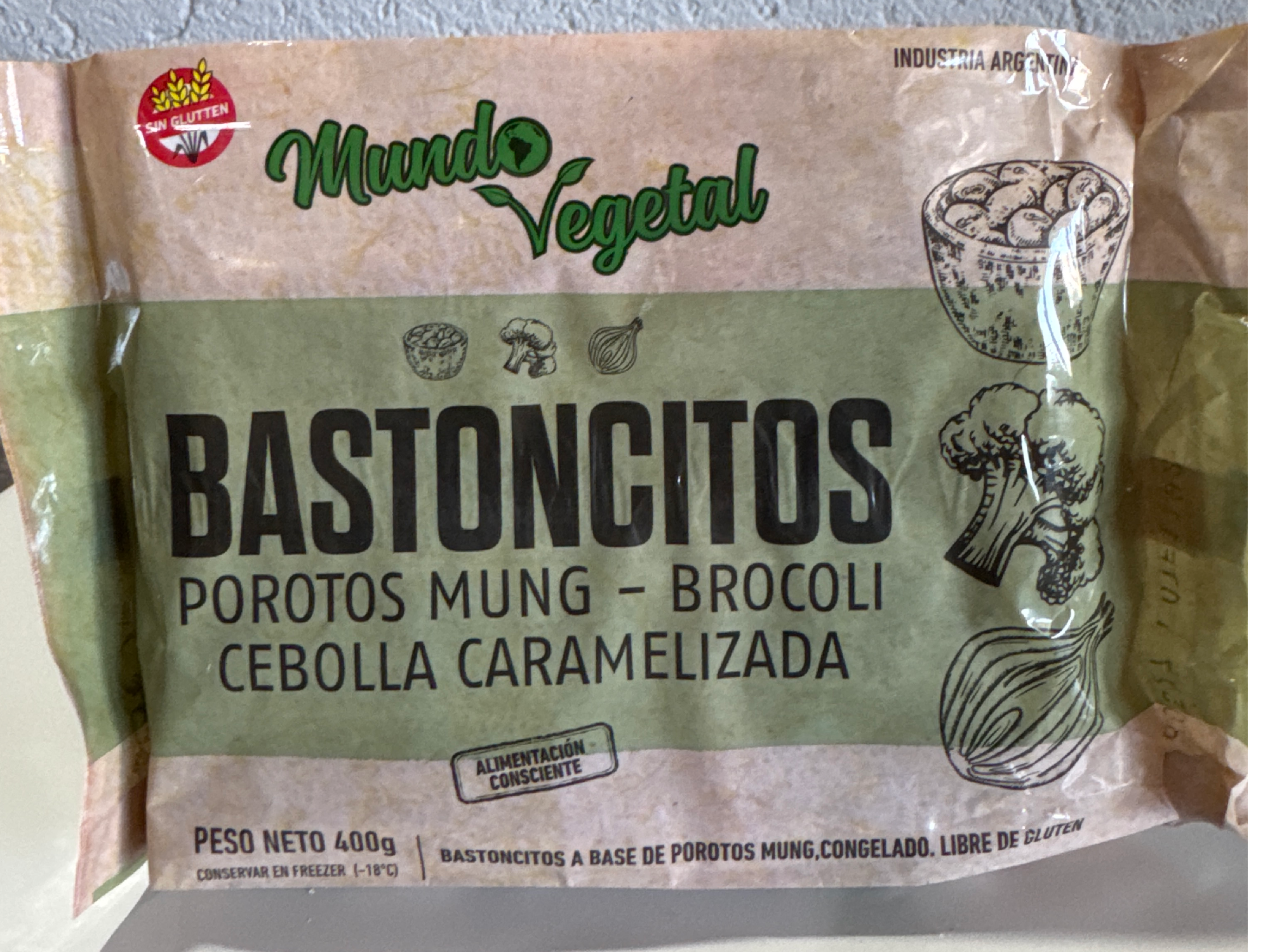 BASTONCITOS DE BROCOLI 10 UN x 400GR