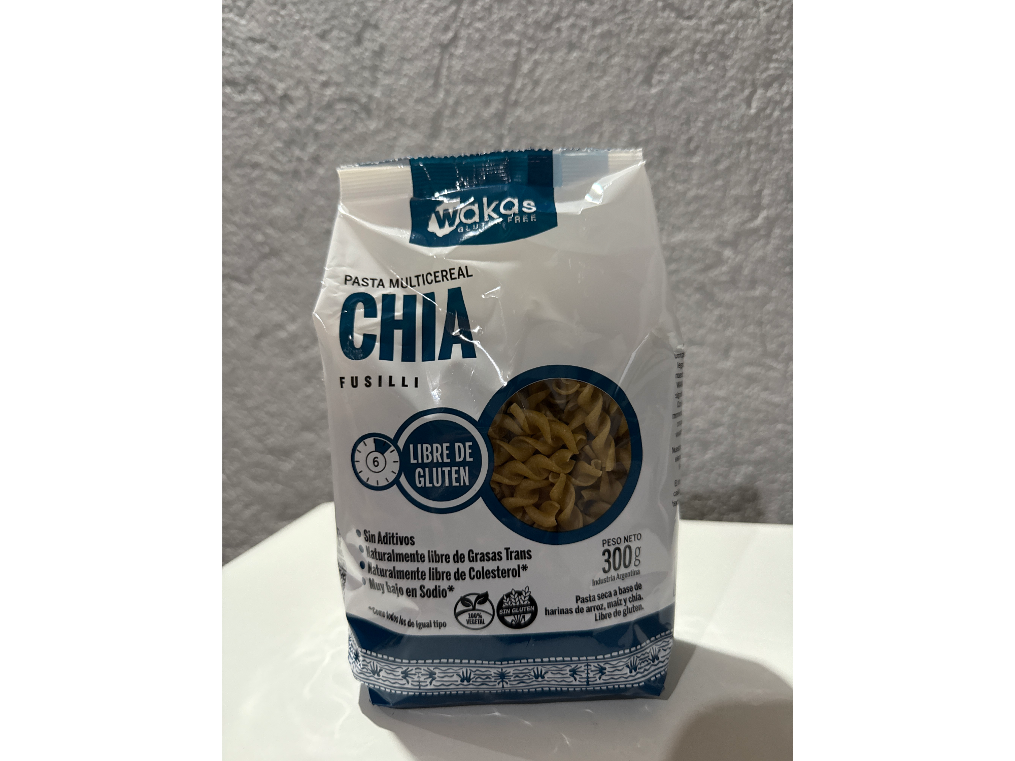 WAKAS SIN GLUTEN X 250GR CHIA