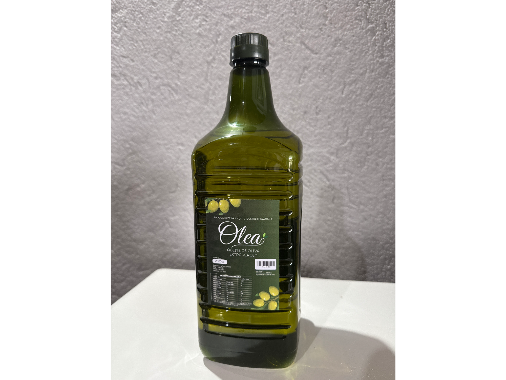 ACEITE OLIVA x 2000 ML EXTRA VIRGEN ENVASE PLASTICO