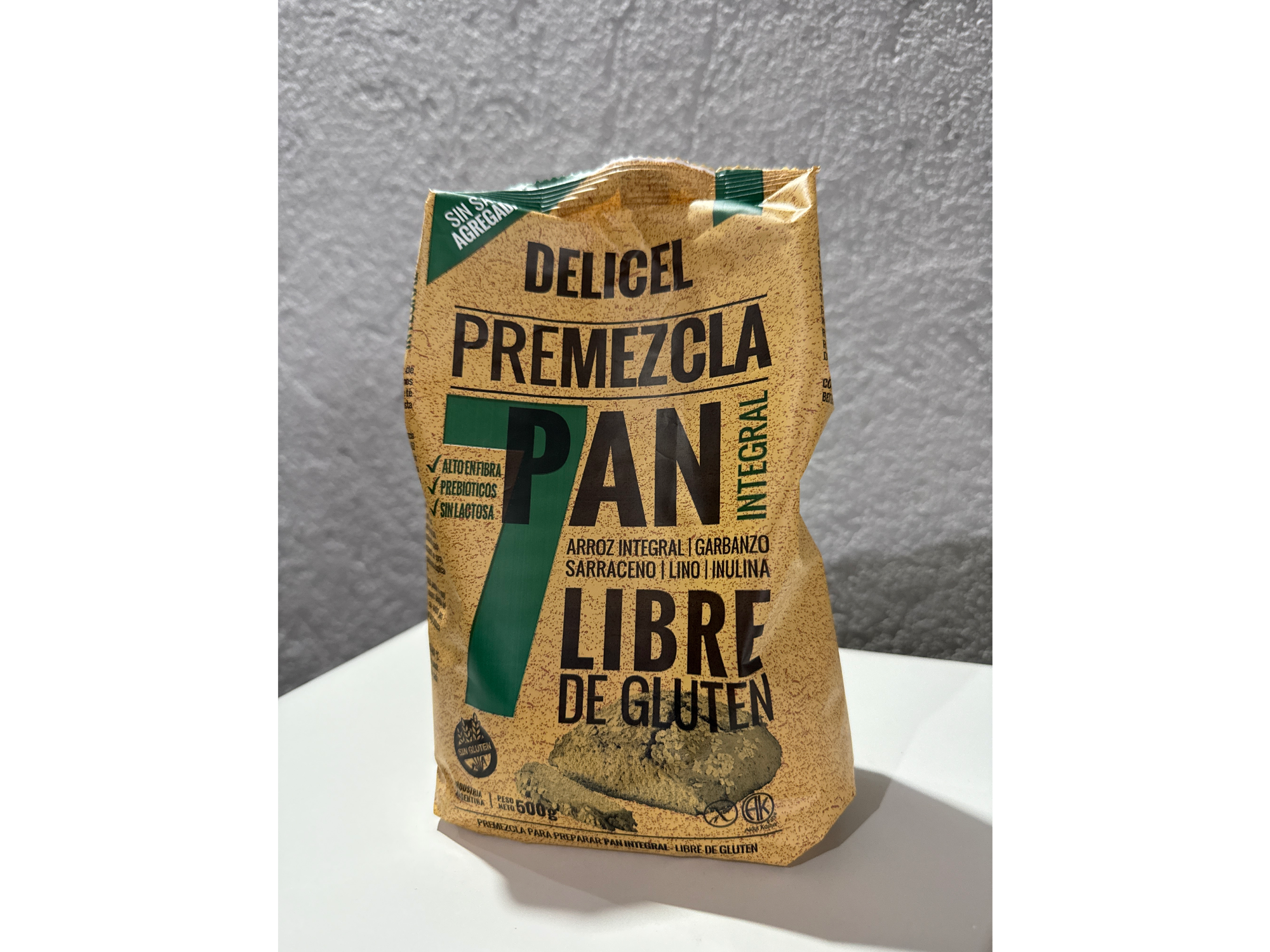 DELICEL- PREMEZCLA PAN INTEGRAL X 500GRS