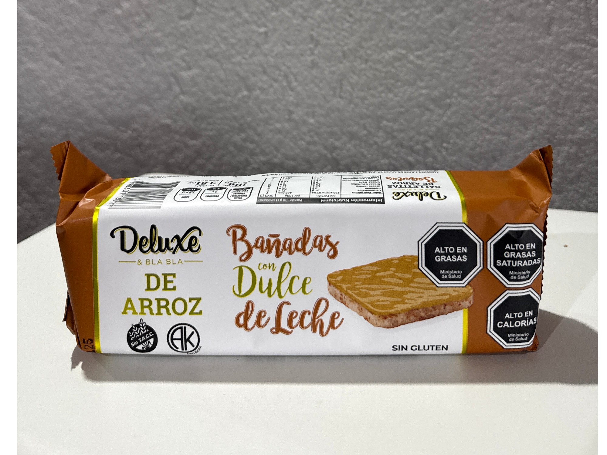GALLETA DE ARROZ BAÑADA DDL