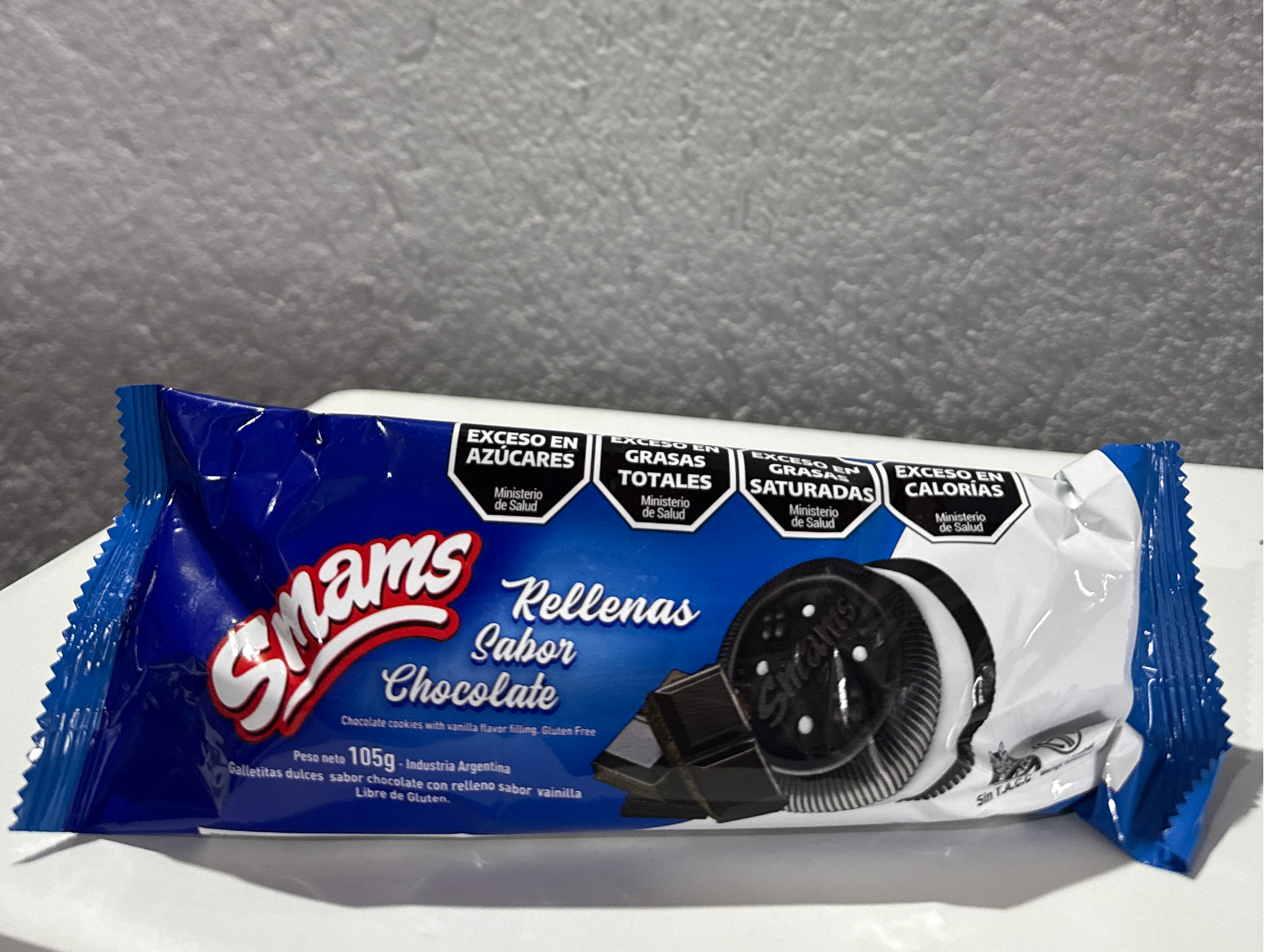 SMAMS RELLENAS CHOCOLATE  (105G)