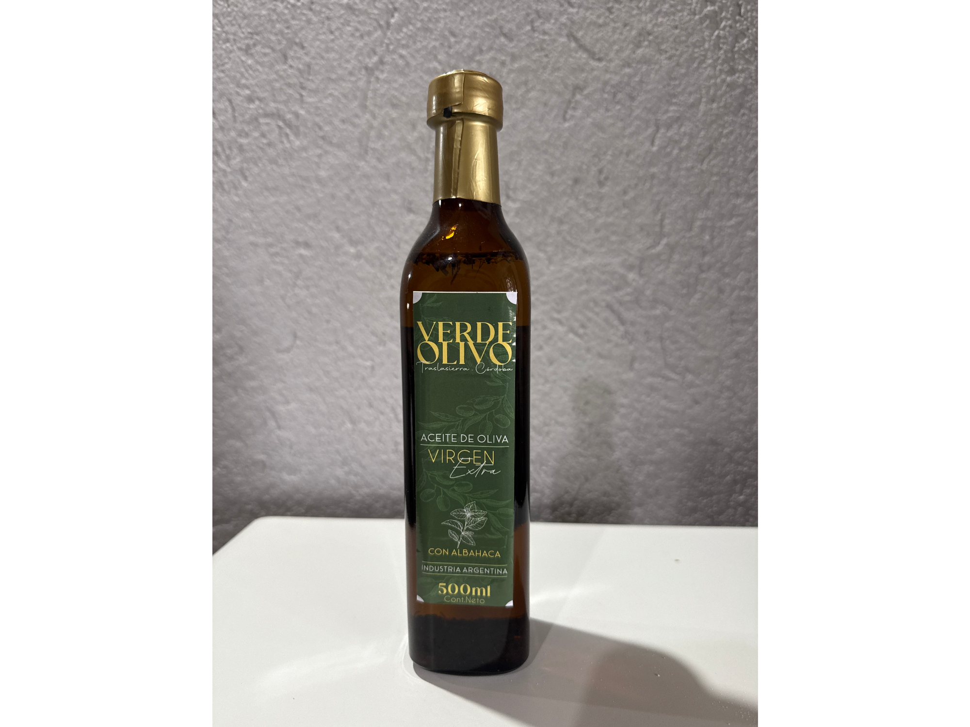 ACEITE C/ ALBAHACA EXTRA VIRGEN x 500 ML