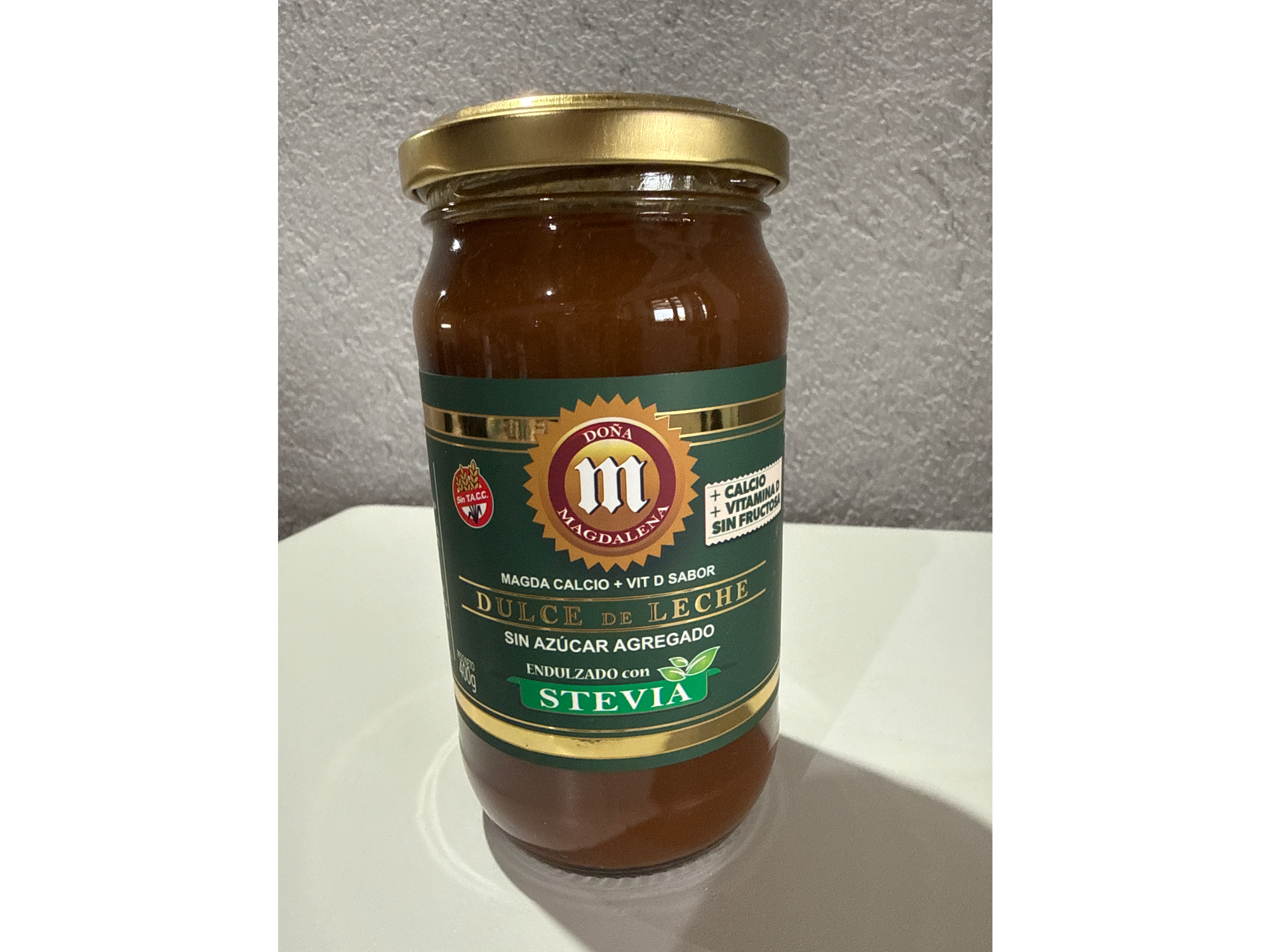 DDL SIN FRUCTUOSA CON STEVIA 400 GR