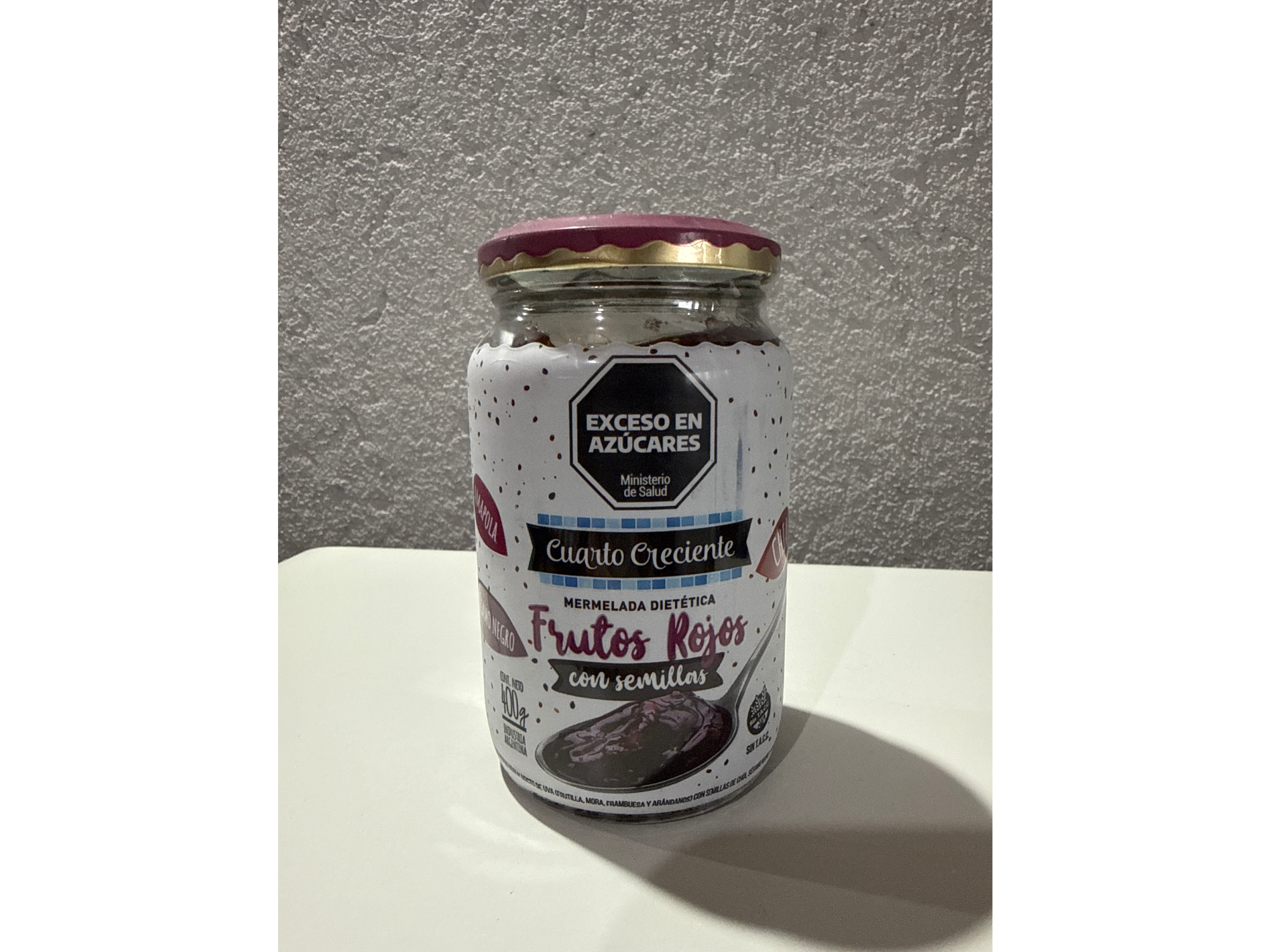 MERMELADA  FRUTOS ROJOS C/SEMILLAS X 400 GRS