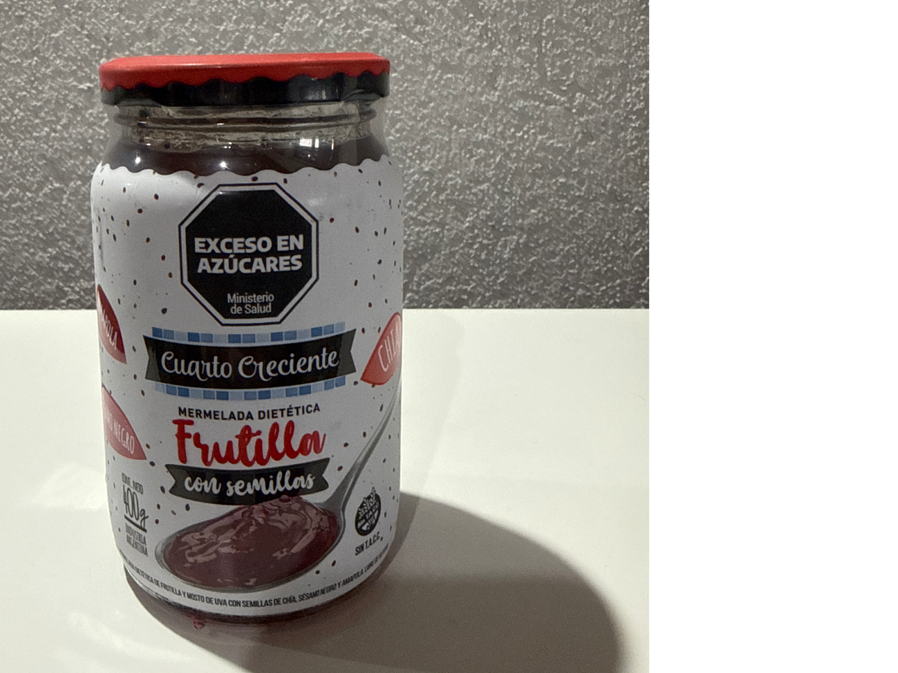 MERMELADA FRUTILLA C/SEMILLAS X 400 GRS