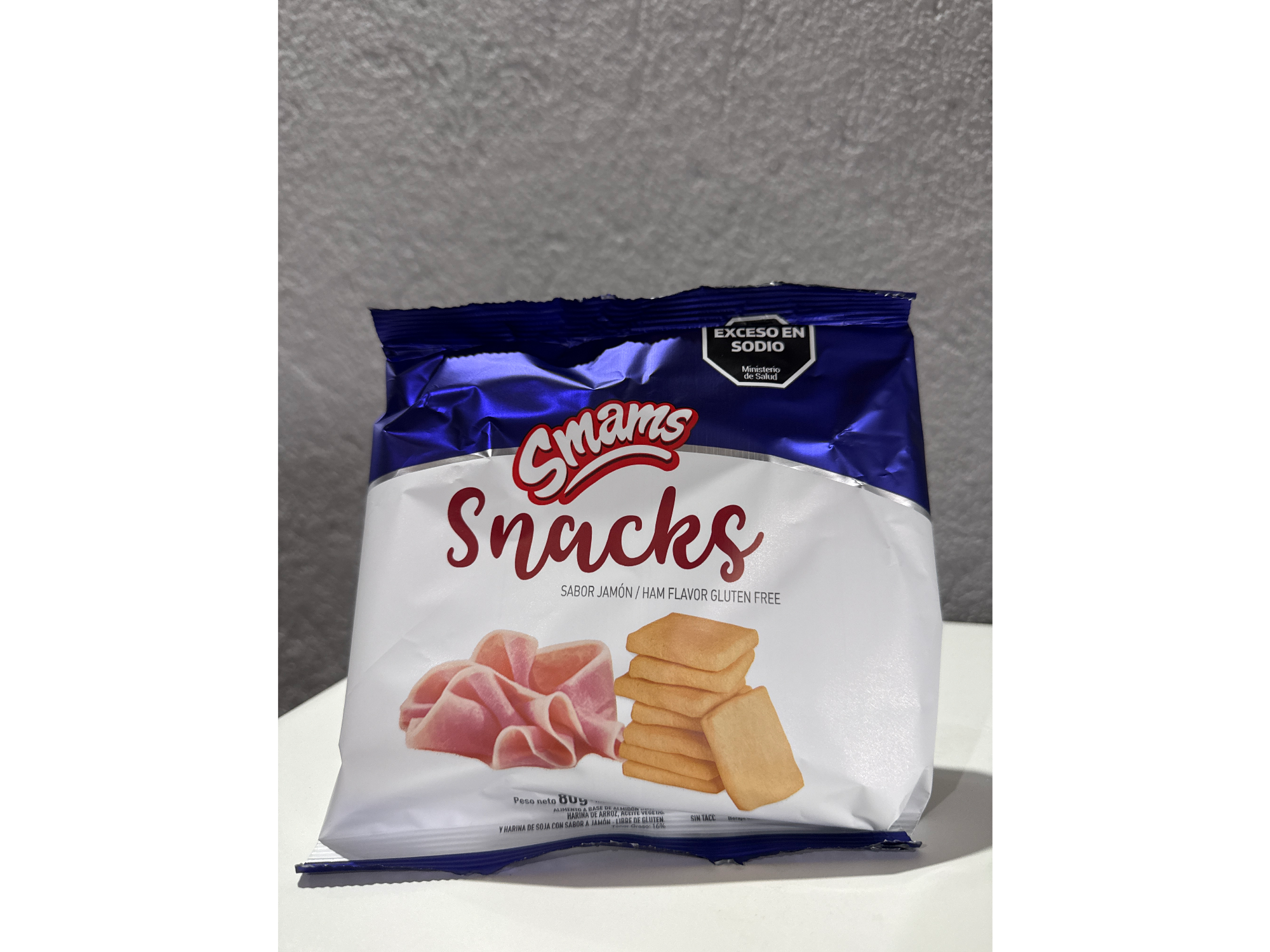SNACK SMAMS SABOR JAMON (80G)