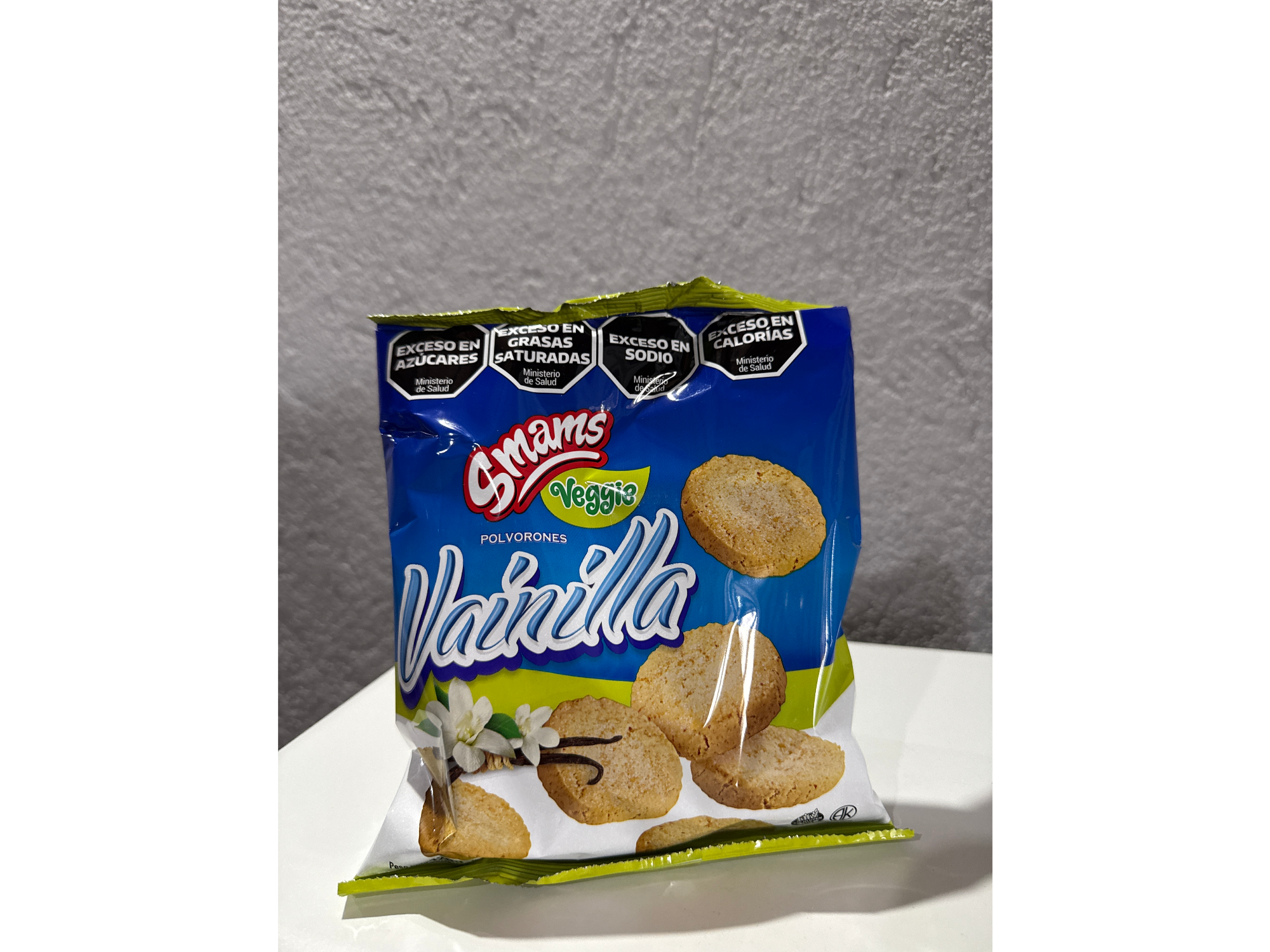 POLVORON VAINILLA LINEA VEGGIE  SMAMS (130G)