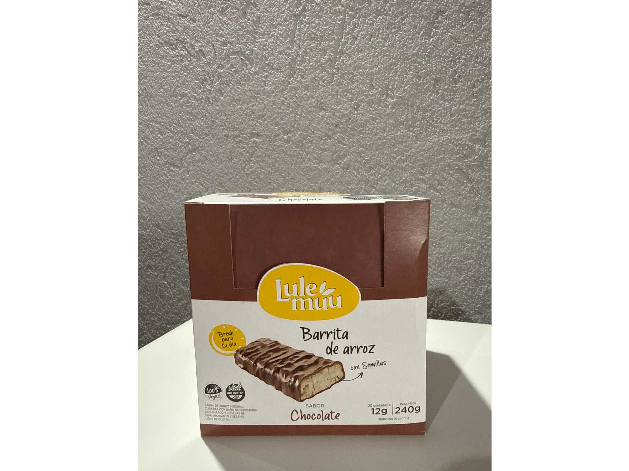 BARRA ARROZ CHOCO NEGRO X 20 UN