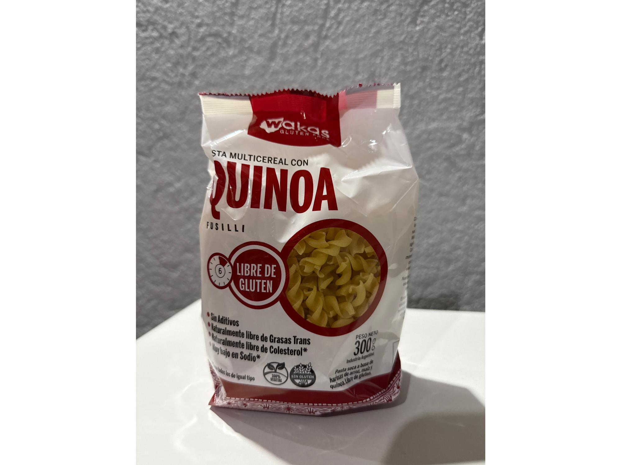 WAKAS SIN GLUTEN X 250GR  QUINOA