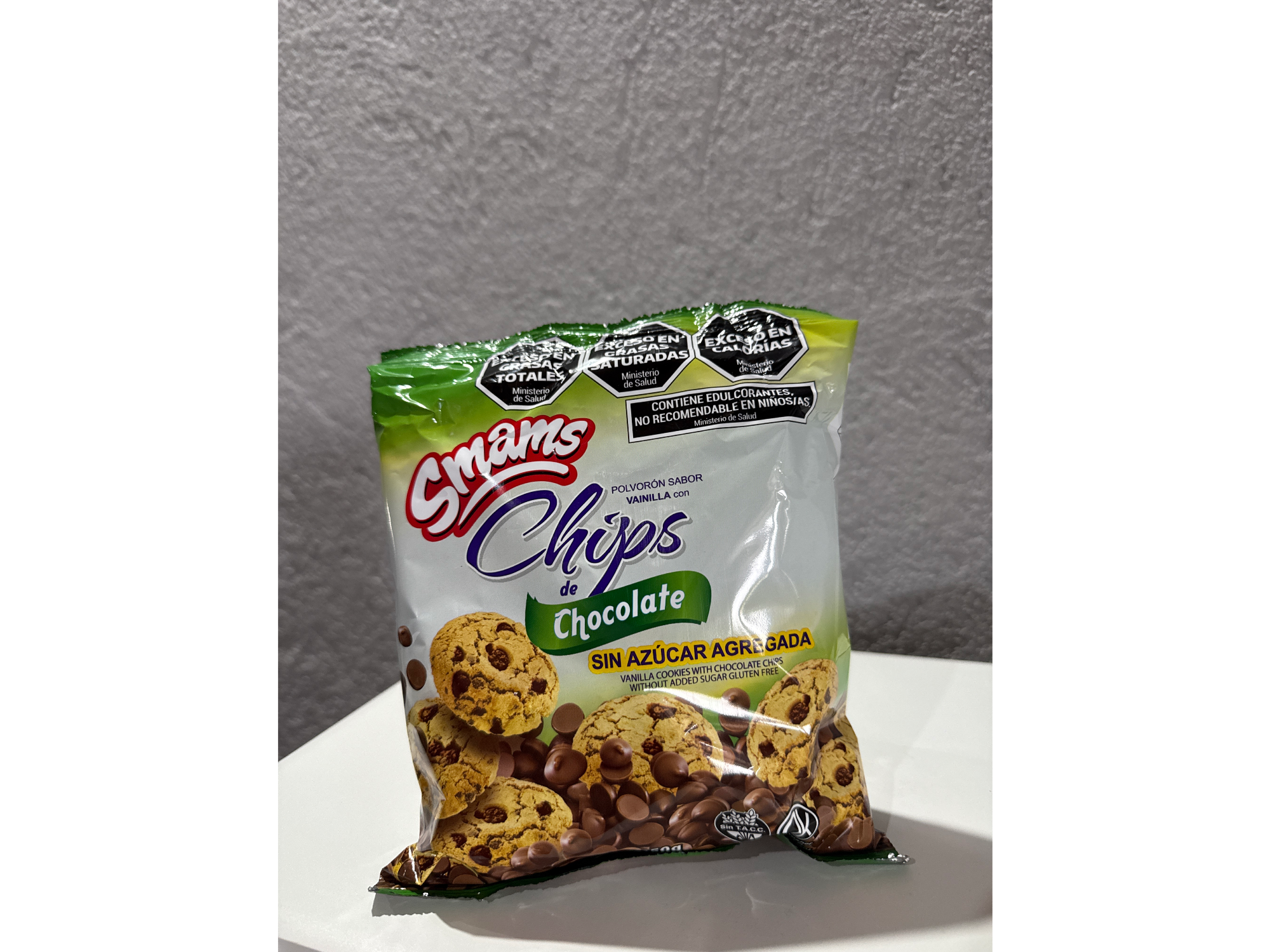 SMAMS CHOCOCHIPS SIN AZUCAR SMAMS X 150G