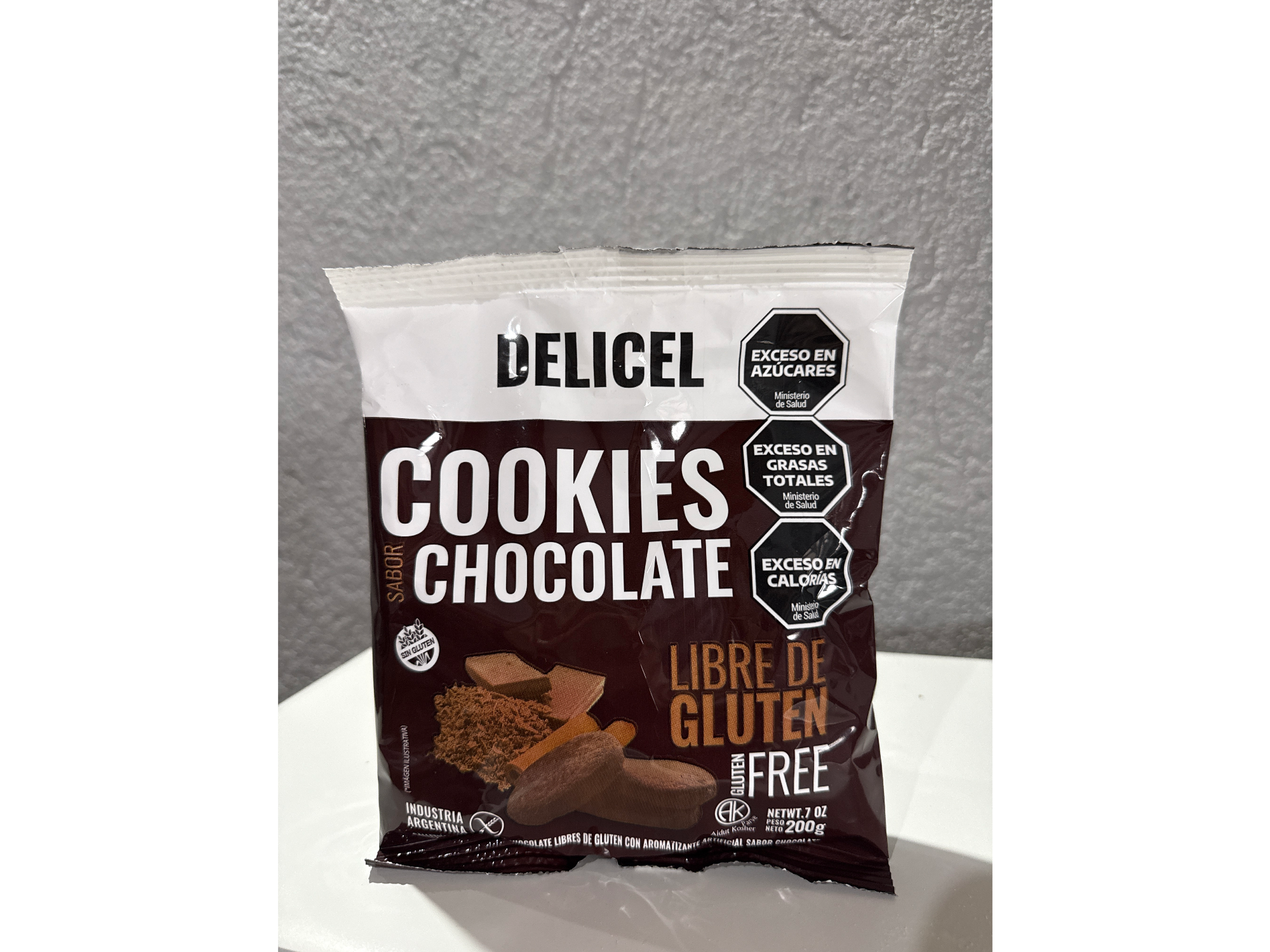 DELICEL- GALLETITAS CHOCOLATE X UNIDAD 200GRS