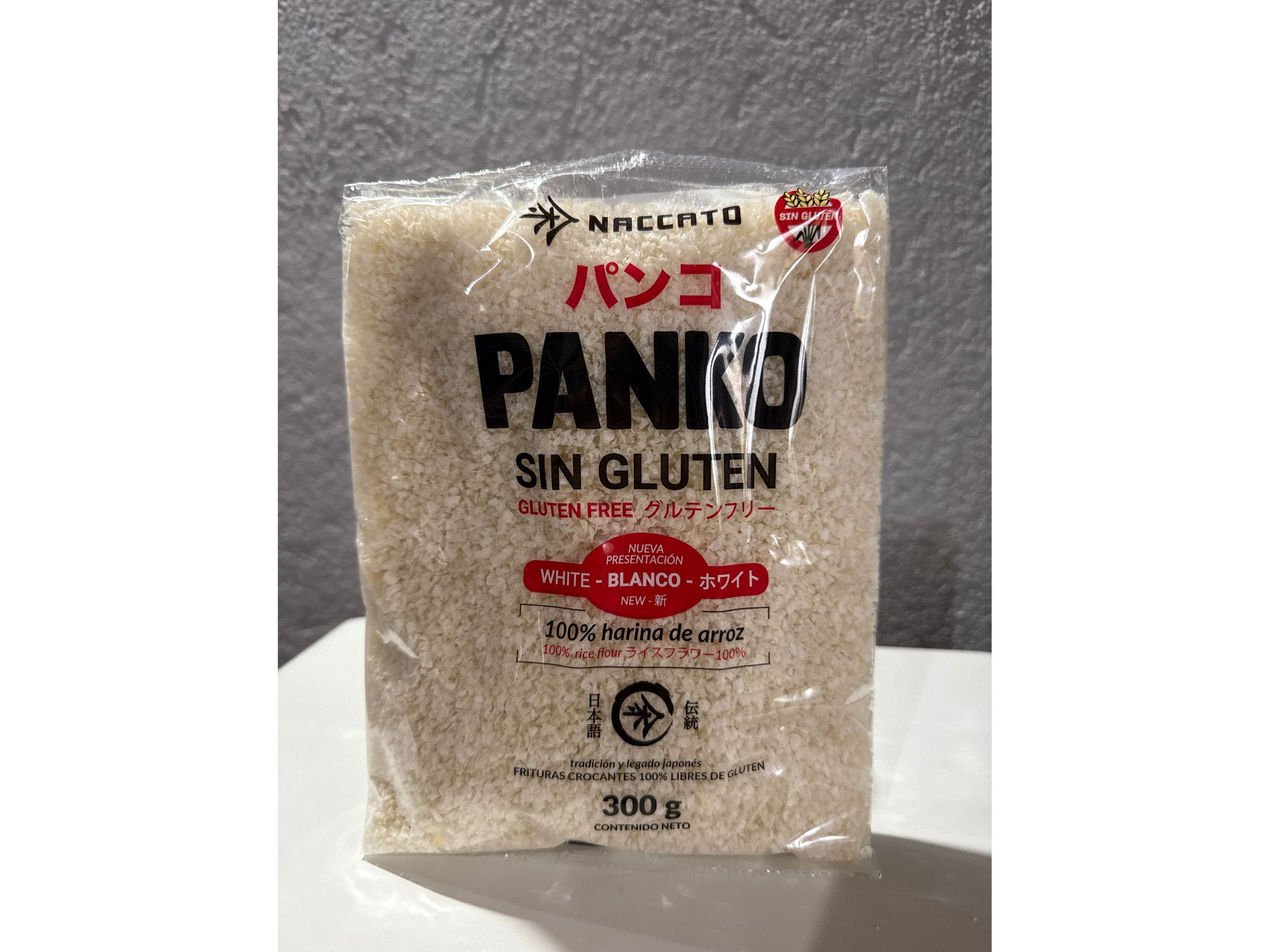 PAN SIN GLUTEN NACCATO X 300grs