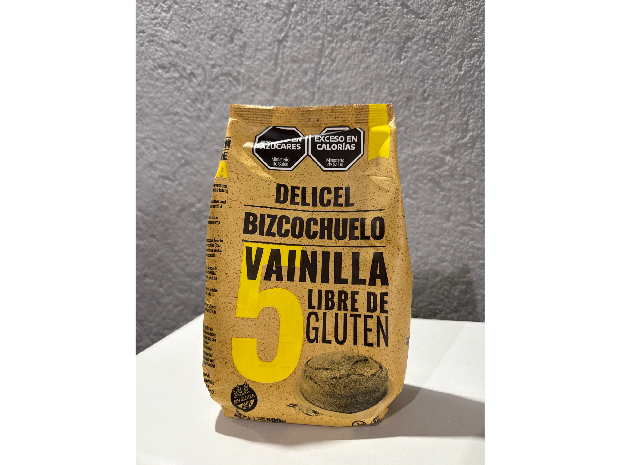 DELICEL- PREMEZCLA BIZC VAINILLA  X 500GRS