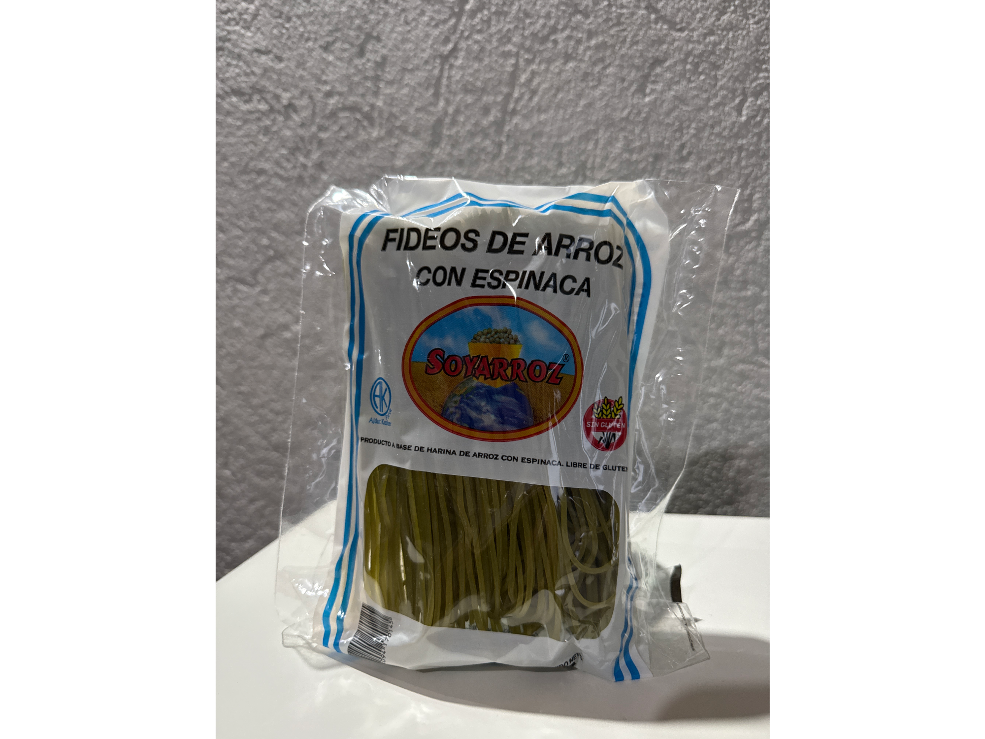 FIDEO SOYARROZ sin TACC ESPINACA