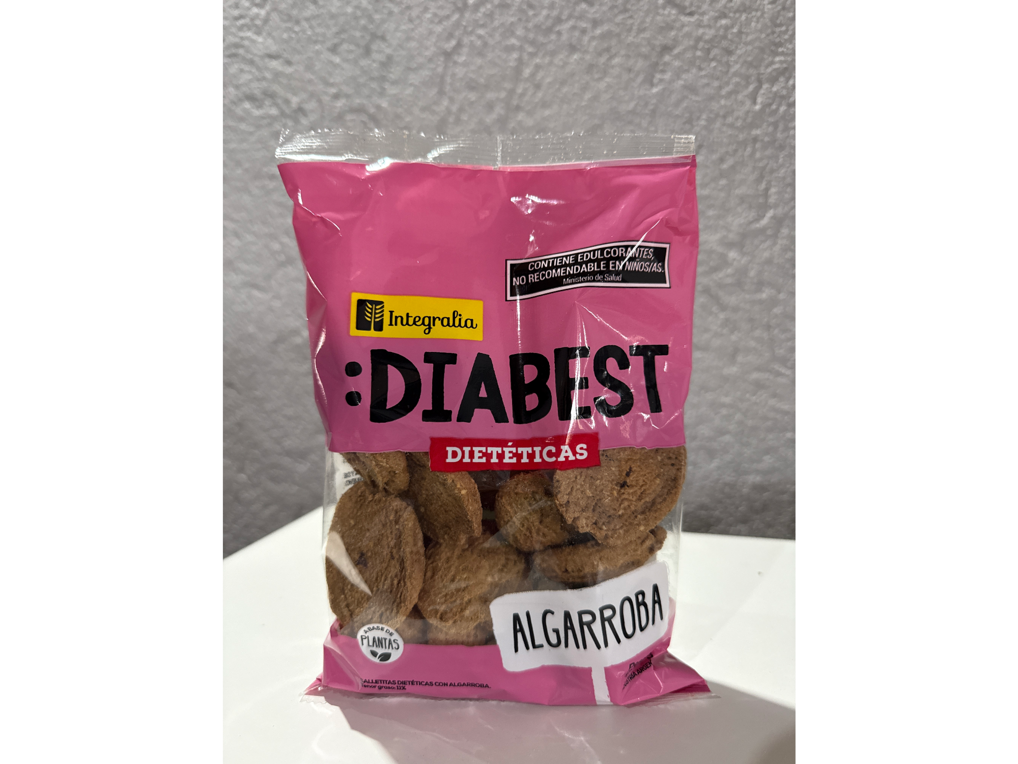 GALLETITAS INTEGRALIA DIABEST X 200GRS ALGARROBA