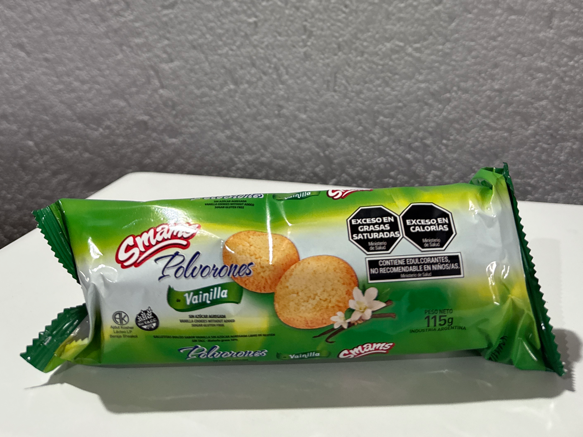 SMAMS POLVORON VAINILLA SIN AZUCAR