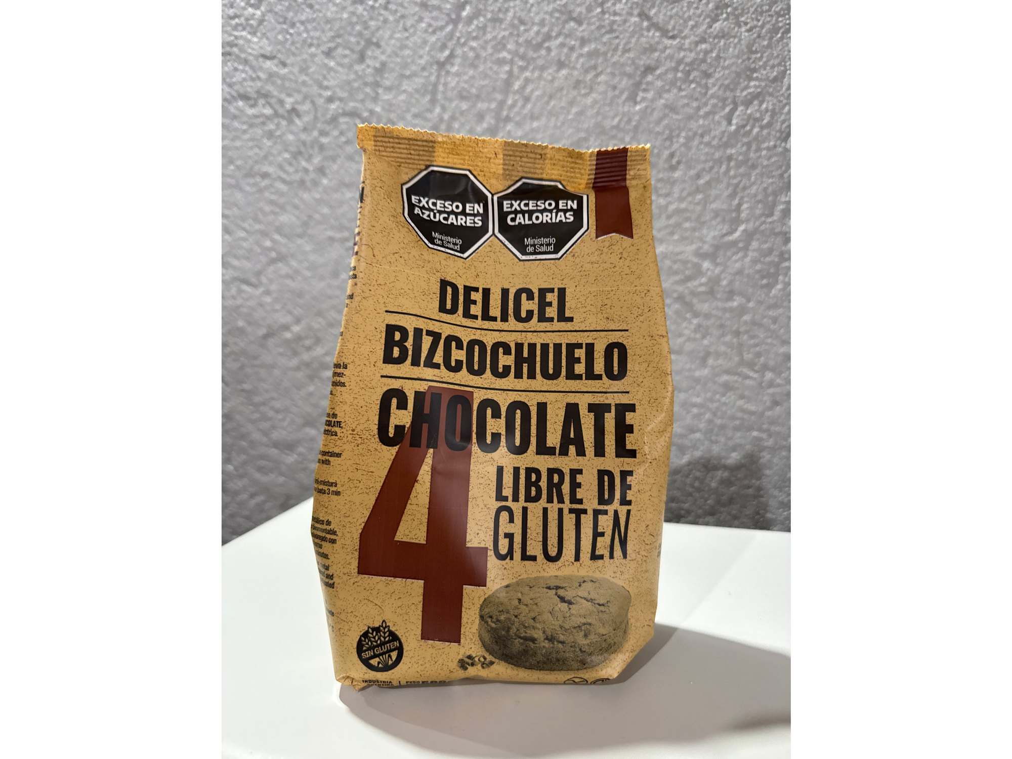 DELICEL- PREMEZCLA BIZC CHOCOLATE  X 500GRS