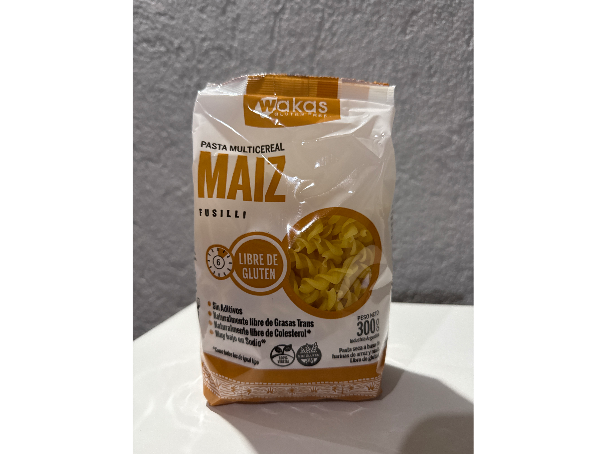 WAKAS SIN GLUTEN X 250GR MAIZ