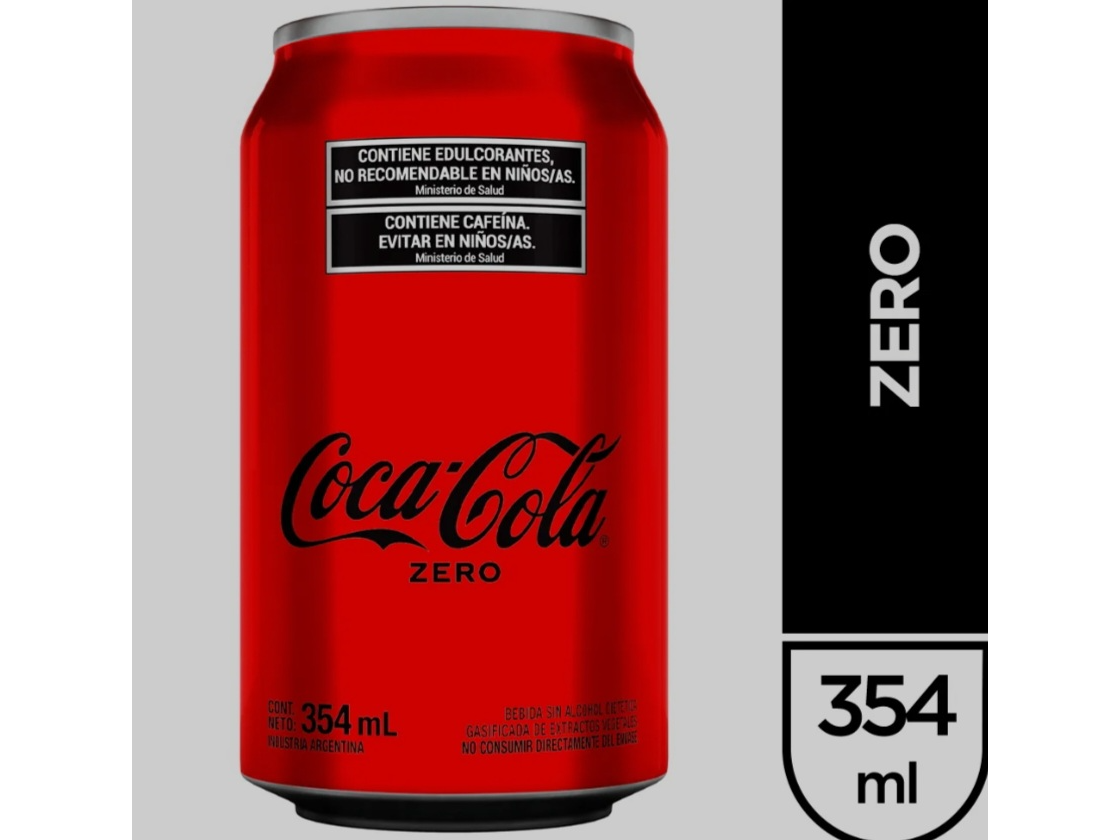 Lata de coca zero