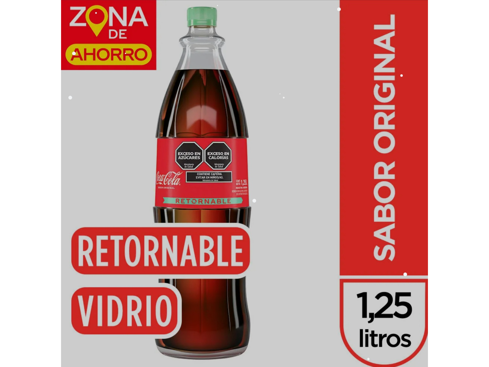 Coca de 1,25L