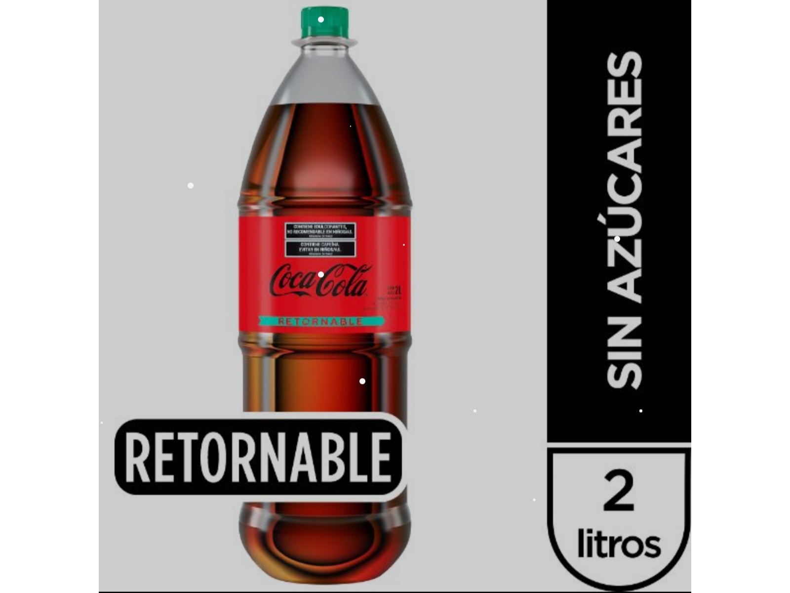 Coca zero de 2L
