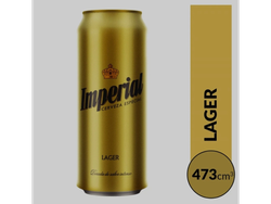 Lata de imperial lager