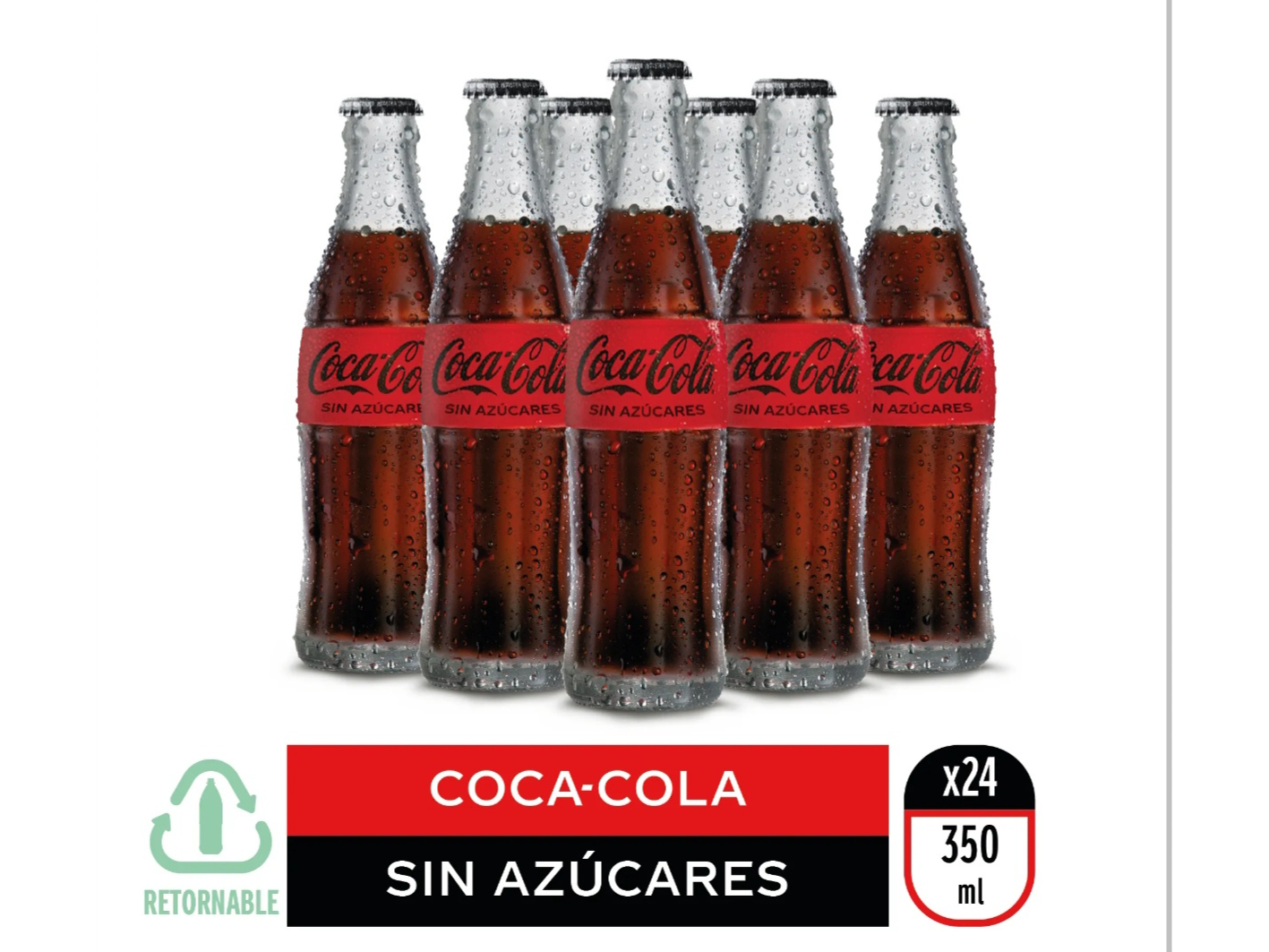 Coca zero de 350cc